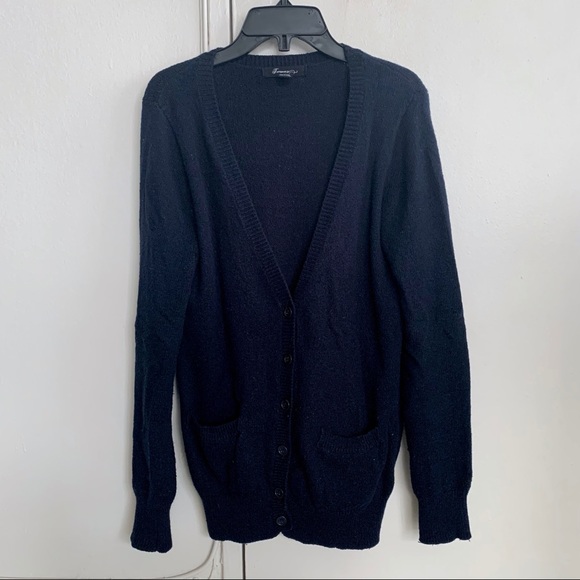 Forever 21 navy blue button up cardigan - Picture 4 of 4